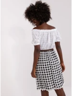 LK SK 506343 šaty.60P bílá a černá