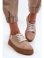 Dámské tenisky MEMORY FOAM SYSTEM BIG STAR Tmavě béžové Dámské tenisky MEMORY FOAM SYSTEM BIG STAR Tmavě béžové