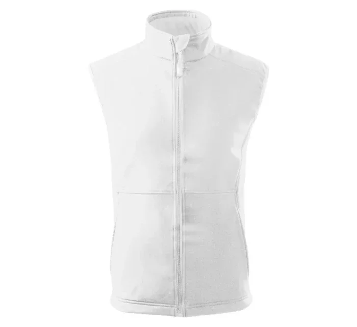 Vision softshellová vesta pánská bílá