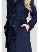 Dámský kabát model 21105518 tmavě modrý - Figl