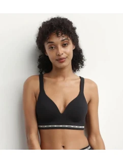 Dámská podprsenka D0DCP ICONS PADDED SEAMLESS BRA Černá - DIM