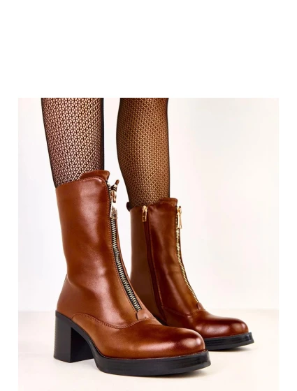 Boty na podpatku model 219634 Solea Boty na podpatku model 219634 Solea