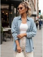 Dámská džínová košile oversize modrá Dstreet model 21985421 - FashionStreet