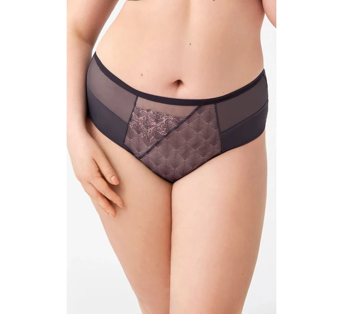 Dámské kalhotky šedé model 18032448 - Gorsenia Dámské kalhotky šedé model 18032448 - Gorsenia