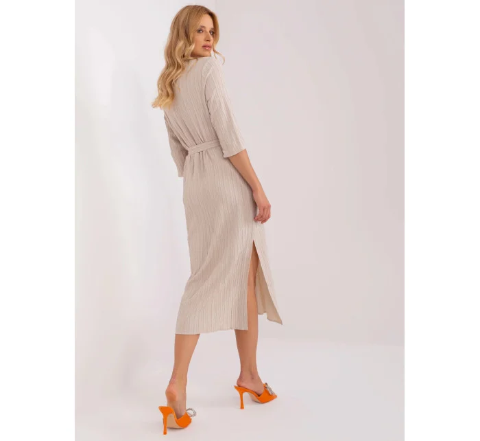 Dámské šaty SK 509342 1.51P světle béžové - Lakerta