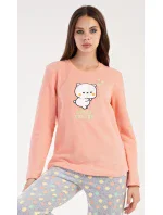 Dámské pyžamo dlouhé Kotě