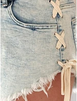 Dámské džínové šortky COOL SUMMER blue Dstreet model 21987558 - FashionStreet Dámské džínové šortky COOL SUMMER blue Dstreet model 21987558 - FashionStreet