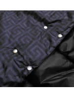 DWUSTRONNA DŁUGA KURTKA Z KAPTUREM CZARNA model 21244970 - MINORITY