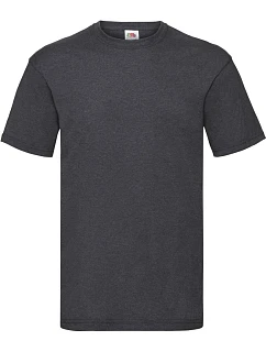 Fruit of the Loom Valueweight T Tričko 16.1036 dark heather grey