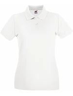 Fruit of the Loom Lady-Fit Premium Polo Dámské piqué polo 16.3030 white Fruit of the Loom Lady-Fit Premium Polo Dámské piqué polo 16.3030 white