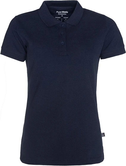 Pure Waste PQW Dámské piqué polo z těžké bavlny 74.0PQW solid navy Pure Waste PQW Dámské piqué polo z těžké bavlny 74.0PQW solid navy