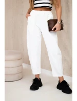 Kalhoty s kapsami Summer Punto ecru