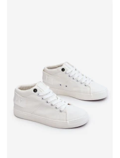 Dámské klasické vysoké tenisky Big Star LL274002 bílé