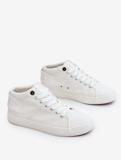 Dámské klasické vysoké tenisky Big Star LL274002 bílé
