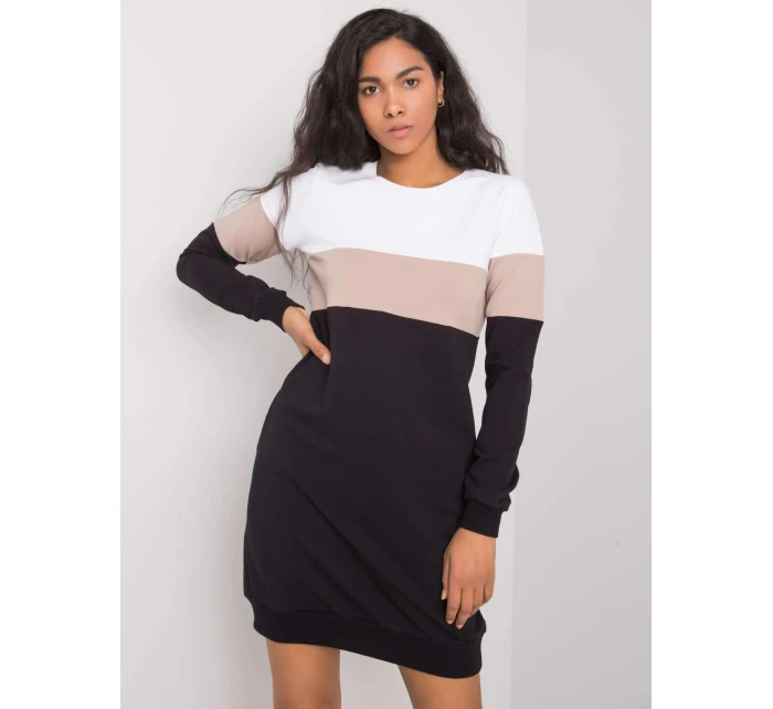 Šaty RV SK 5869.04 bílo-černé