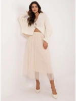 Sukně TW SD BI model 21817450 béžová - FPrice Sukně TW SD BI model 21817450 béžová - FPrice