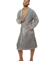 Pánský župan 2111 LUCA sv. šedý - L&L