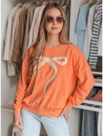 Dámská oversize mikina SOFTTIE oranžová FashionStreet BY1378 Dámská oversize mikina SOFTTIE oranžová FashionStreet BY1378