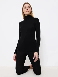 Beauty Layers Top LSL Turtleneck 04 - BLACK - TRIUMPH BLACK - TRIUMPH