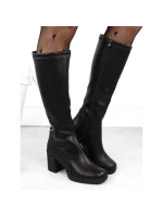 Dámské černé zateplené boty Sergio Leone KZ257