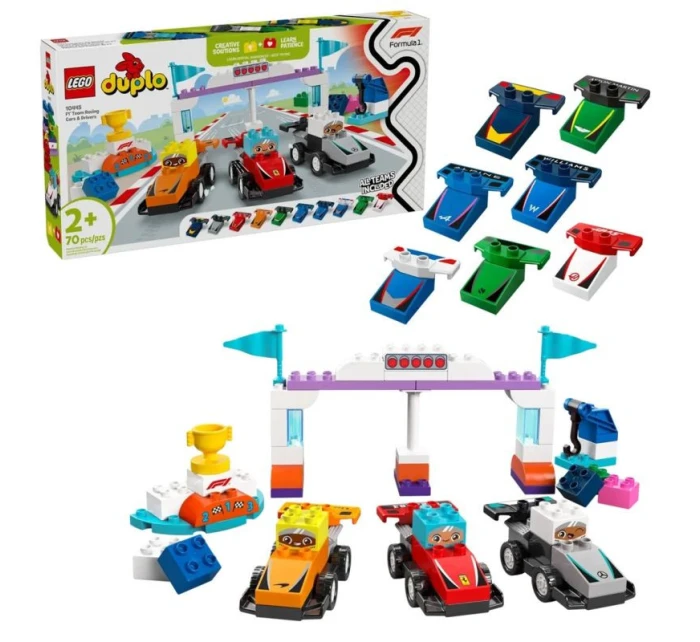 LEGO DUPLO TOWN 10445 Auta a jezdci F1 LEGO DUPLO TOWN 10445 Auta a jezdci F1