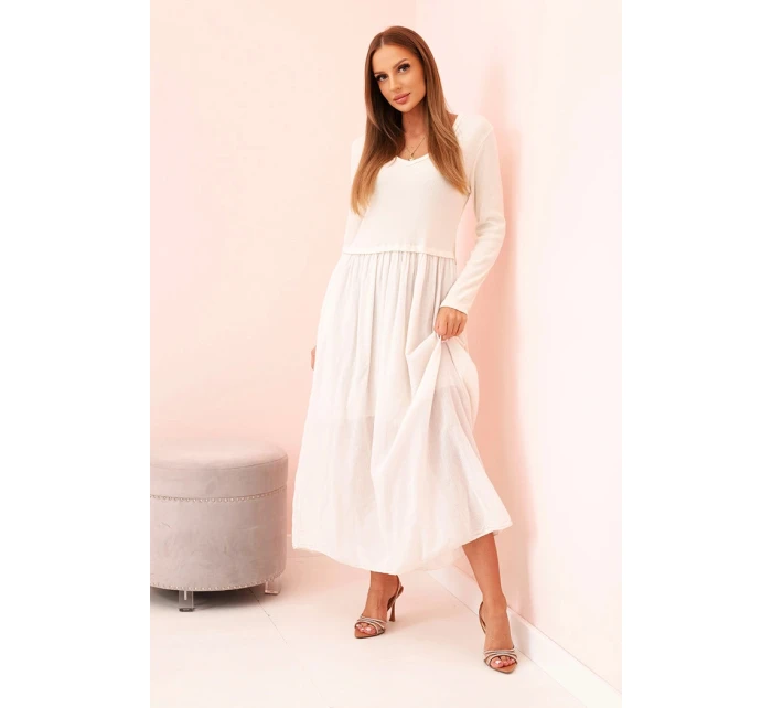 Šaty dlouhé na ramínka švestková