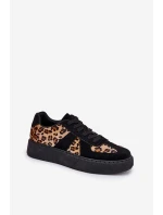 Dámské Tenisky S Vzorem Na Platformě Černé model 21689453 - Boto Dámské Tenisky S Vzorem Na Platformě Černé model 21689453 - Boto