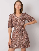 Šaty LK SK 508079.47P hnědá