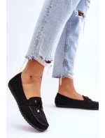 Klasické semišové mokasíny Černá Good Time Klasické semišové mokasíny Černá Good Time