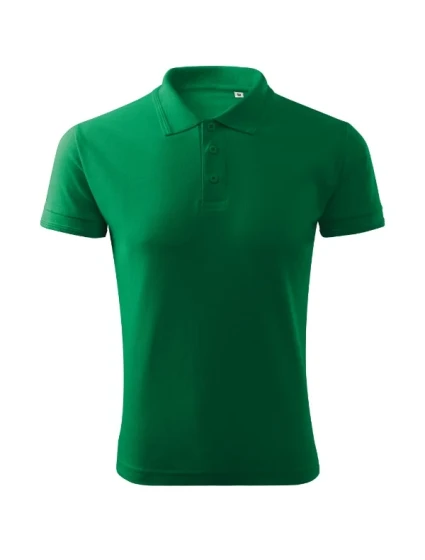 Pique Polo Free polokošile pánská středně zelená