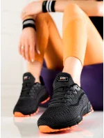 Pěkné šedo-stříbrné dámské  tenisky bez podpatku Pěkné šedo-stříbrné dámské  tenisky bez podpatku