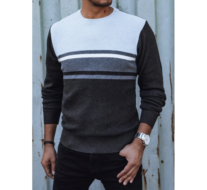 Pánský šedý svetr FashionStreet WX2204