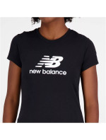 Dámské tričko New Balance Essentials Stacked Logo CO BK W WT31546BK