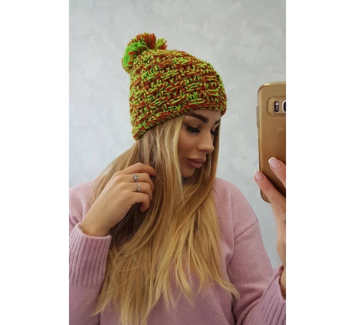 Fiona fleecová čepice zelená model 18751237 - K-Fashion Fiona fleecová čepice zelená model 18751237 - K-Fashion