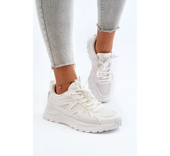 Dámské tenisky Big Star NN274A084 Bílé Dámské tenisky Big Star NN274A084 Bílé