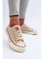 Nízké dámské tenisky Big Star NN274272 béžové Nízké dámské tenisky Big Star NN274272 béžové