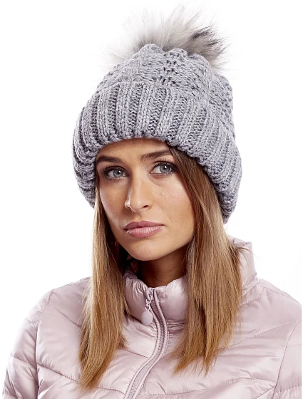 Dámská čepice AT CZ model 20903905 tmavě šedá - FPrice