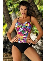 Dámské jednodílné plavky / Blanca (4) modré s květy model 22557663 - Marko Dámské jednodílné plavky / Blanca (4) modré s květy model 22557663 - Marko