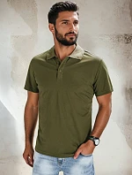 Pánské bavlněné zelené polo tričko FashionStreet PX0511