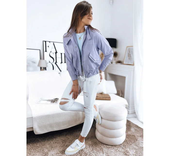 Dámská bunda bomber SISI fialová FashionStreet TY3426