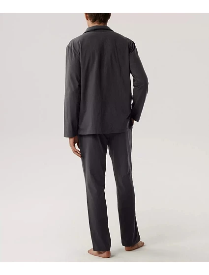 Pyžamo model 20905090 long/r S2XL pánské pyžamo na zip - Atlantic