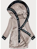 Tenká dámská bunda v barvě s ozdobnou lemovkou model 18019118 - S'WEST Tenká dámská bunda v barvě s ozdobnou lemovkou model 18019118 - S'WEST