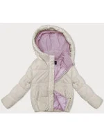 Světle béžová dámská sportovní bunda model 21246363 - Miss TiTi Světle béžová dámská sportovní bunda model 21246363 - Miss TiTi