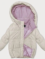 Dámská sportovní bunda světle béžová (3096)