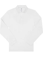 B&C My Polo 210 LSL Piqué polo s dlouhým rukávem z těžké bavlny 01.U427 white B&C My Polo 210 LSL Piqué polo s dlouhým rukávem z těžké bavlny 01.U427 white