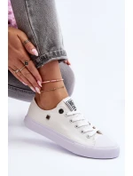 Dámské Klasické Nízké Tenisky BIG STAR AA274010 Bile Dámské Klasické Nízké Tenisky BIG STAR AA274010 Bile