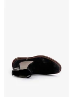 Semišové Kotníkové Boty Chelsea Pánské Big Star OO174154 Černé Semišové Kotníkové Boty Chelsea Pánské Big Star OO174154 Černé