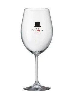 SNĚHULÁČEK - čirá sklenice na víno 350 ml