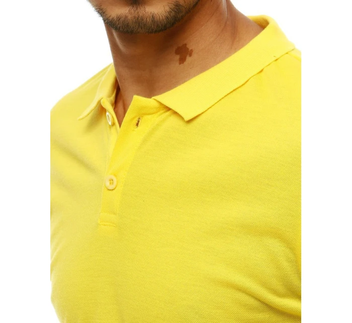 Pánské žluté polo tričko Dstreet model 21962550 - FashionStreet