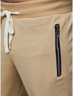 Pánské kalhoty cargo béžové FashionStreet UX4461 Pánské kalhoty cargo béžové FashionStreet UX4461